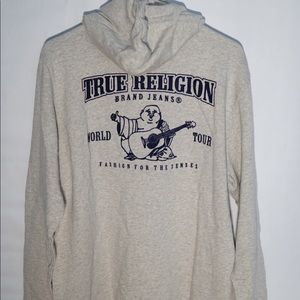 True Religion Full Zip Up Hoodie